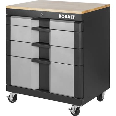 kobalt steel freestanding garage cabinet in silver|lowe's garage cabinets systems kobalt.